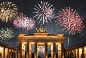 Nouvel an dans une ville d'Europe : Berlin en Allemagne