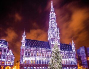 Nouvel an dans une ville d'Europe : Bruxelles en Belgique