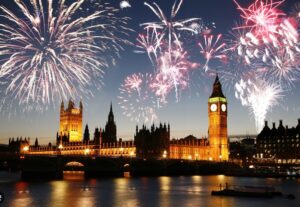 Nouvel an dans une ville d'Europe : Londres en Angleterre